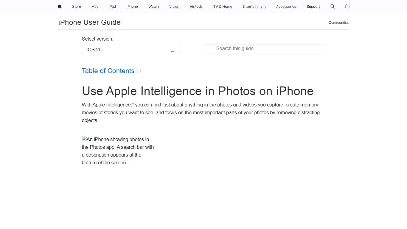 Use Apple Intelligence in Photos on iPhone - Apple Support