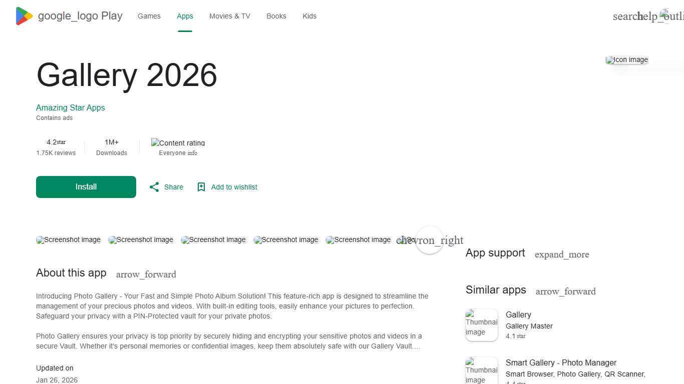 Gallery 2026 - Apps on Google Play